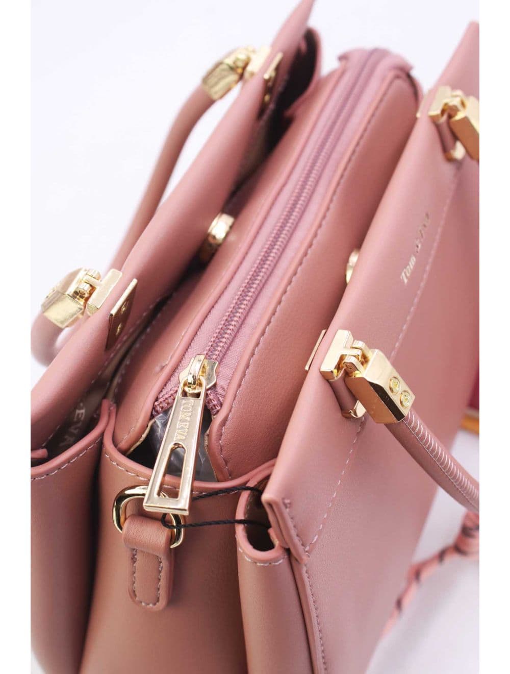 Medium Sac à Main Chic Avec Pendentifs 25B-6277-Pink — vue 5