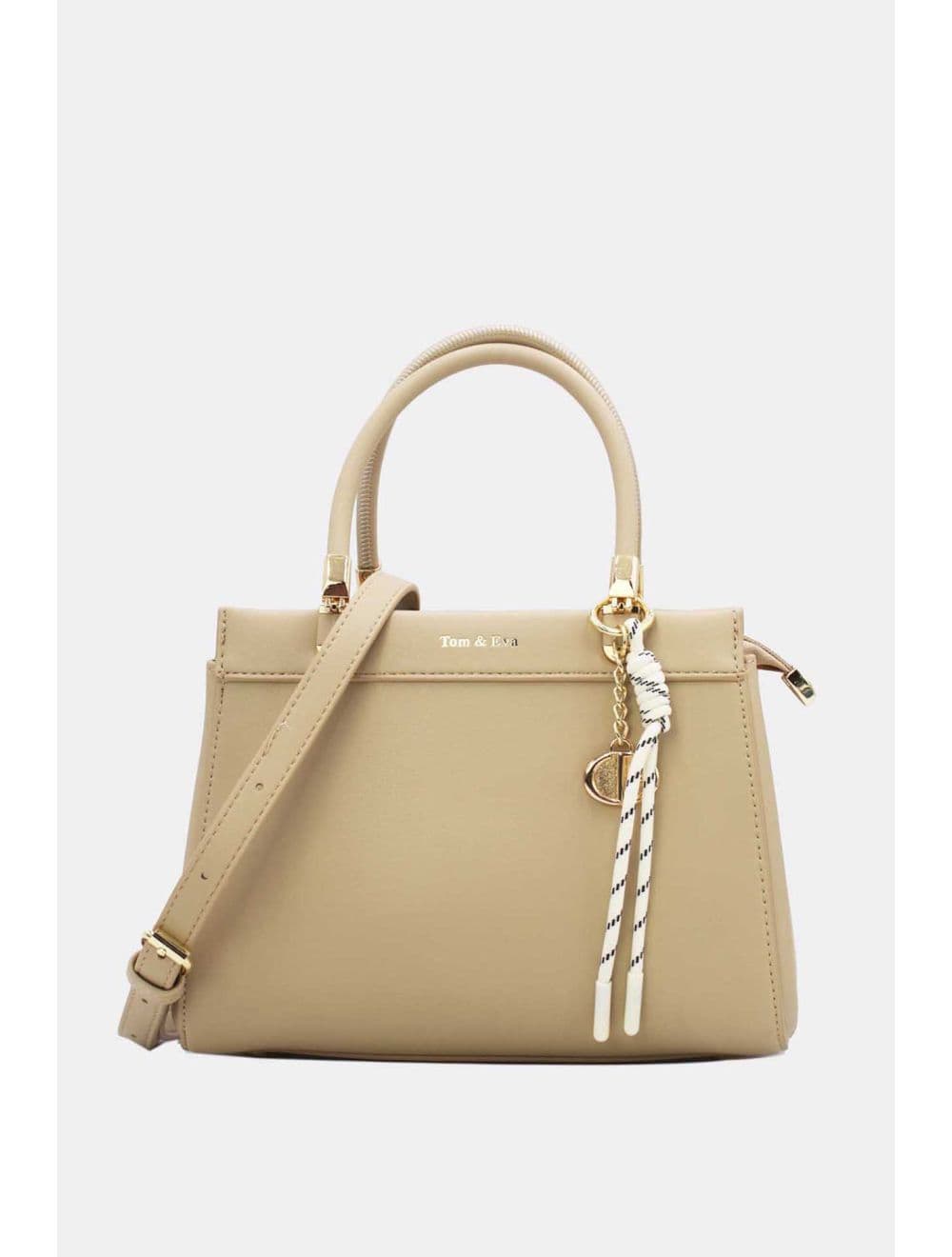 Medium Sac à Main Chic Avec Pendentifs 25B-6277-Abricot