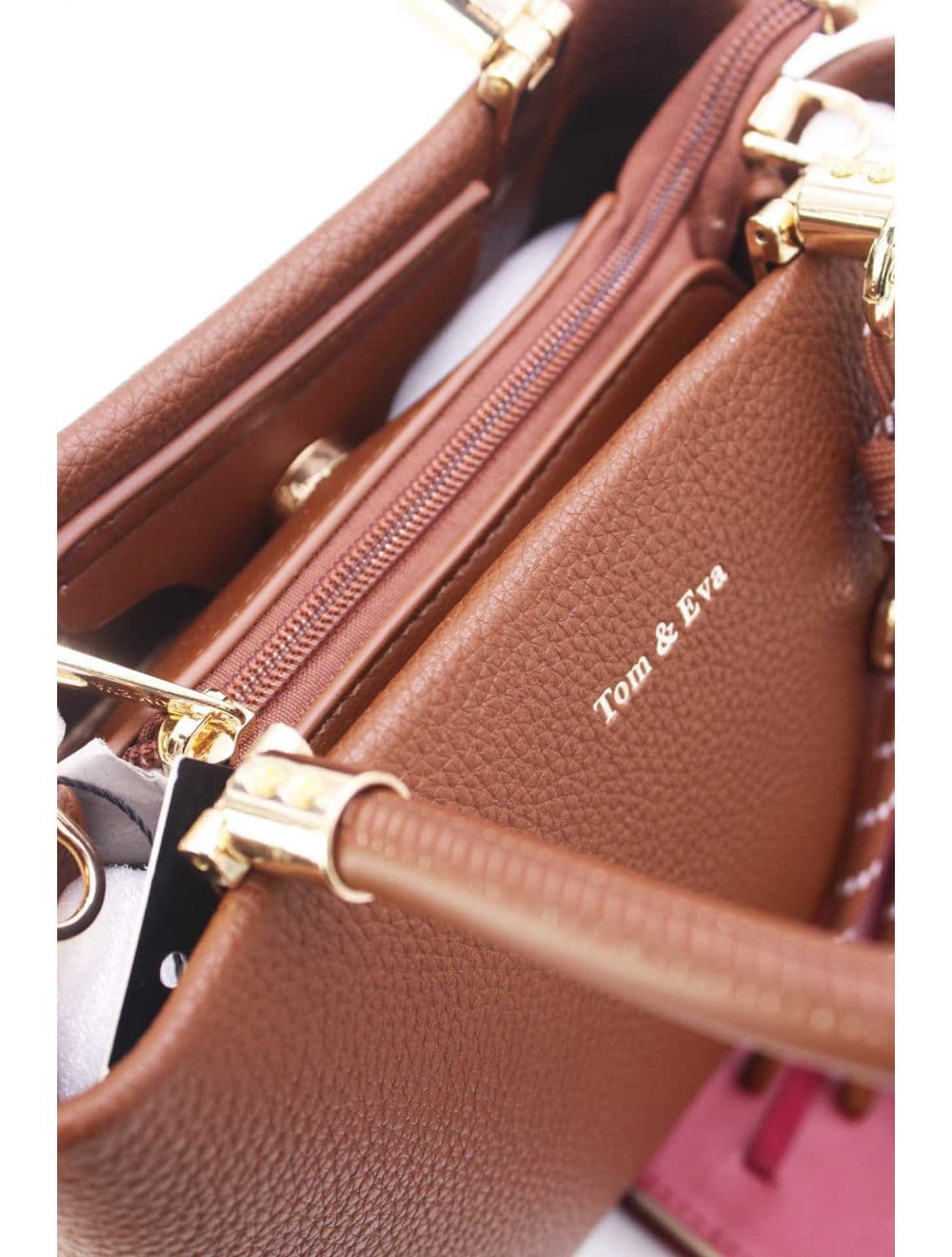 Petit Sac à Main Chic Avec Pendentifs 25b-6283-Café — vue 5