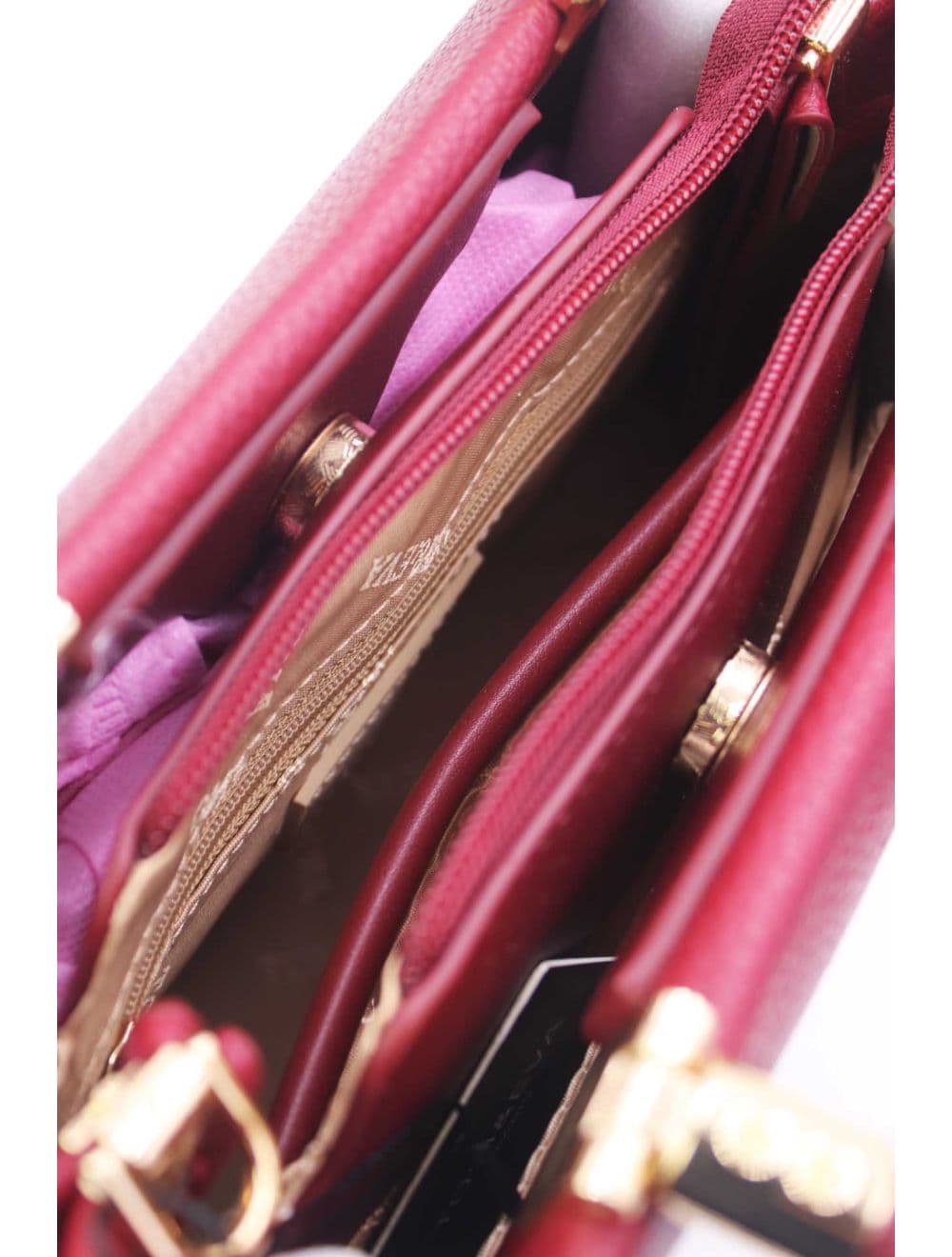 Petit Sac à Main Chic Avec Pendentifs 25b-6283-Bordeaux — vue 5