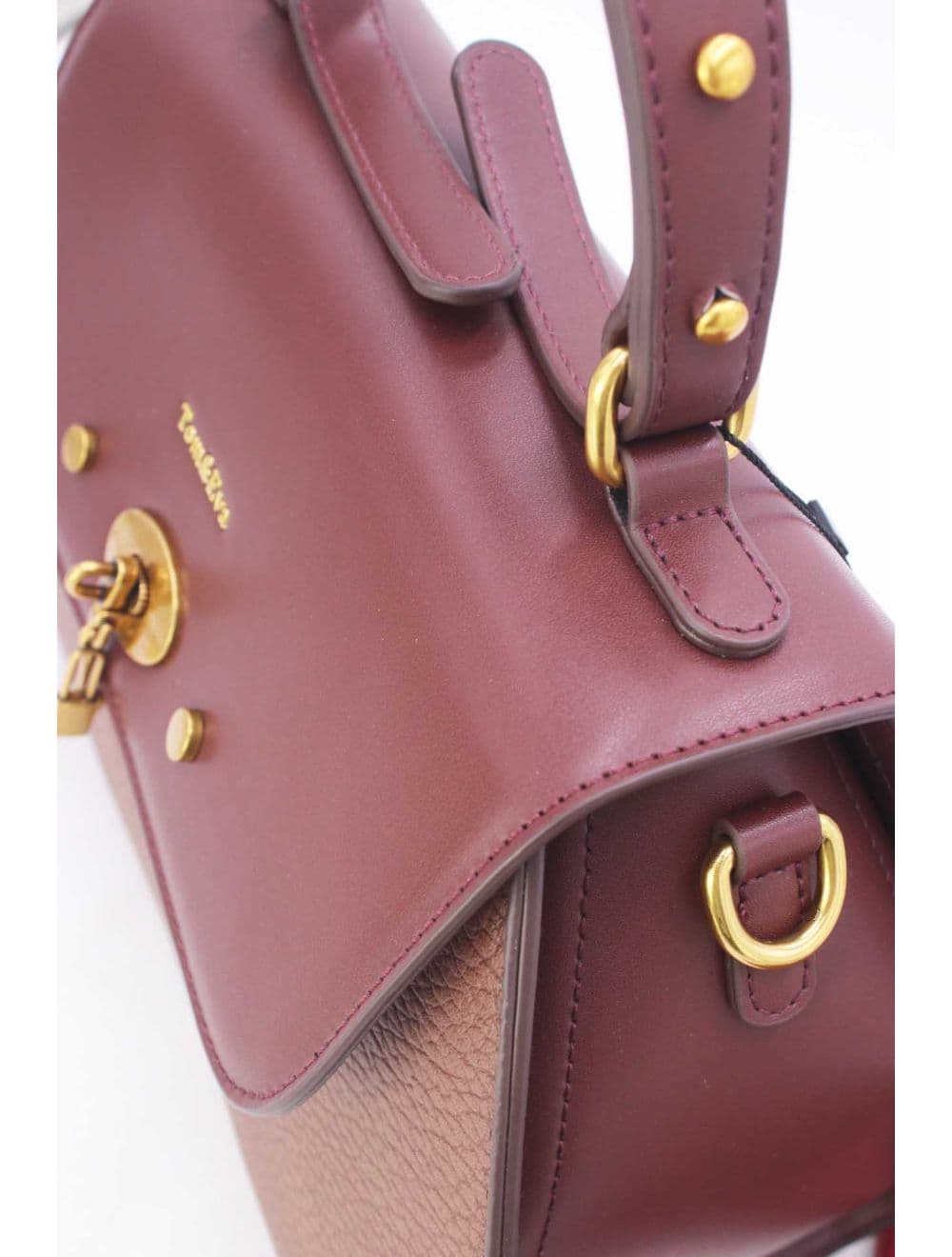 Sac à Main Avec Bronze Clé Élégante-25B-6369-Café — vue 5