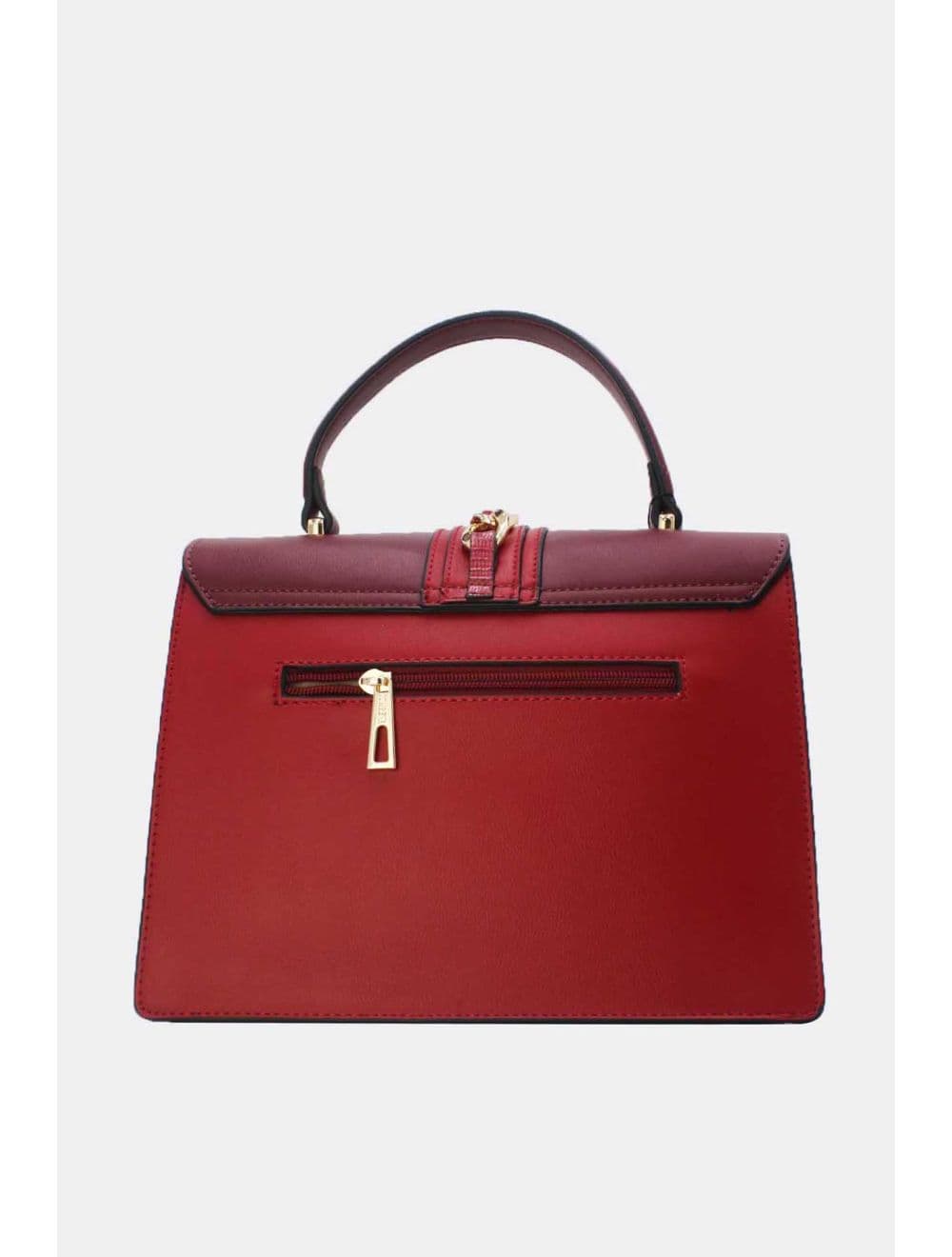 Sac à Main Porté Travers Chic RÉASSORT-8012-Wine/Red — vue 4