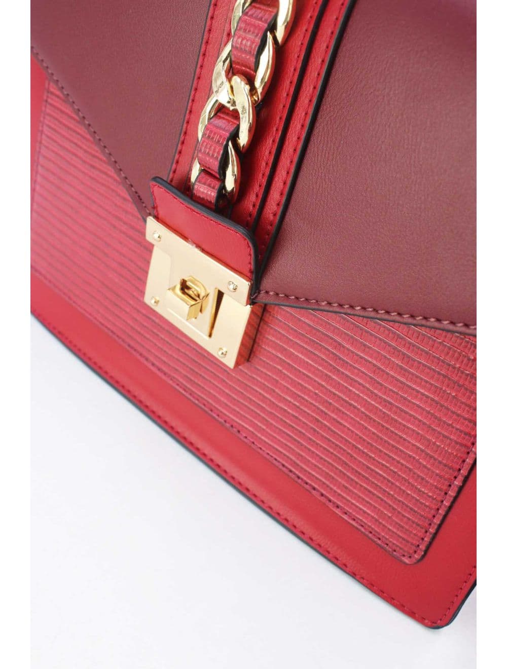 Sac à Main Porté Travers Chic RÉASSORT-8012-Wine/Red — vue 6