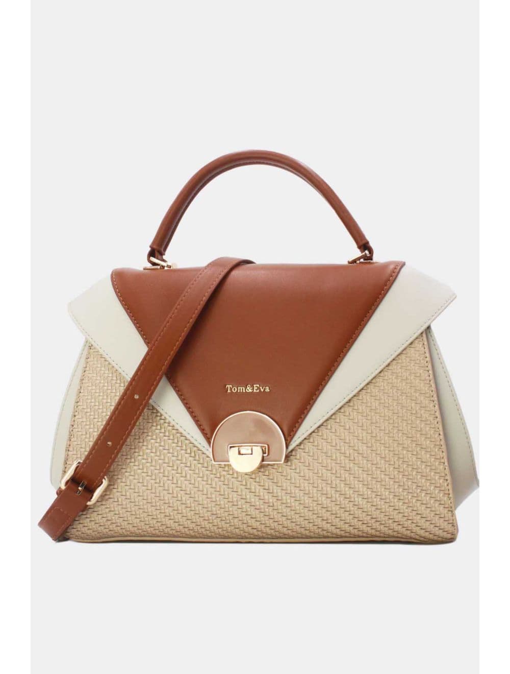 Sac à Main En Forme de Costume RÉASSORT 24B-5919-Apricot/Brown