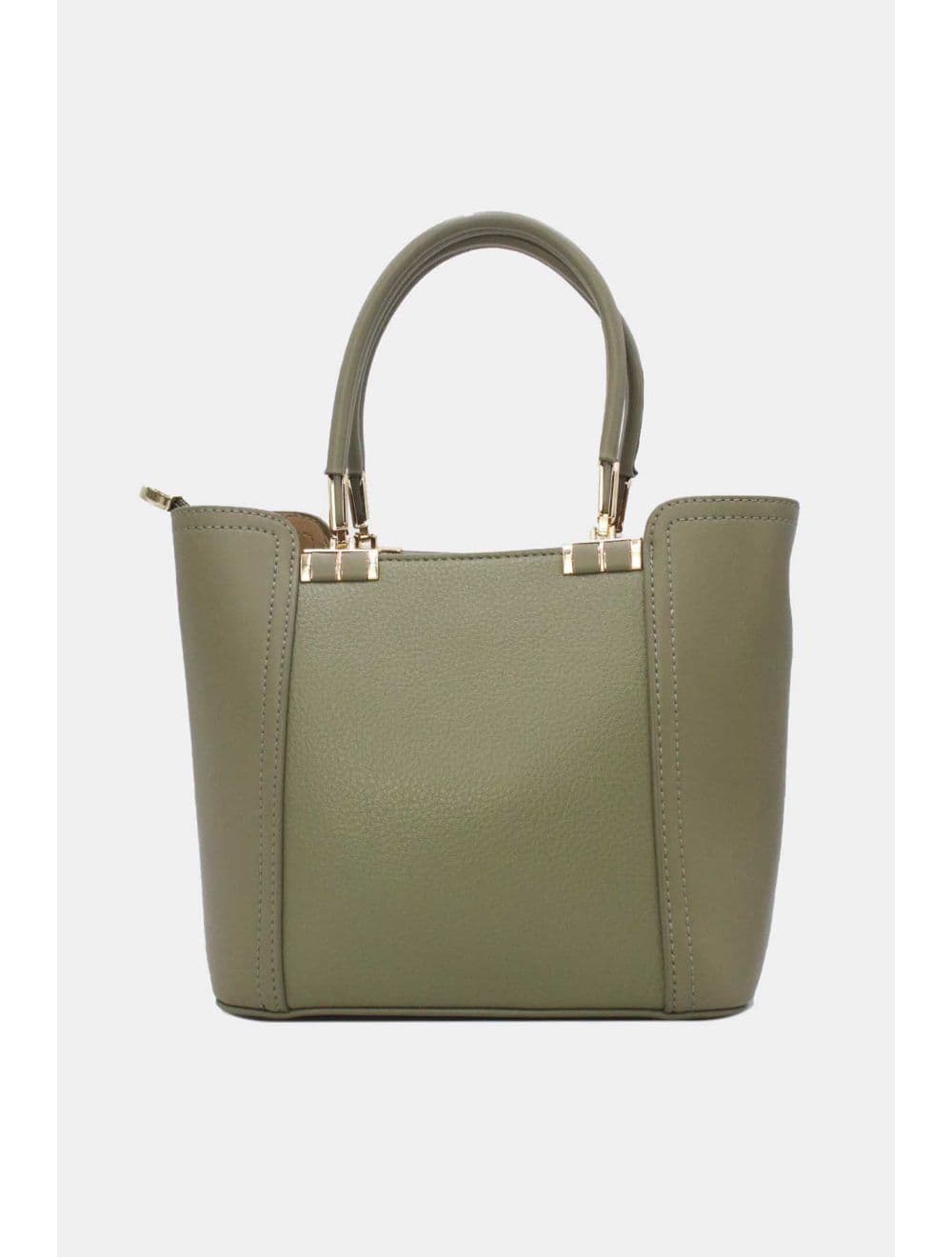 Medium Sac à Main Effet Cuir 25B-6198-Vert — vue 3
