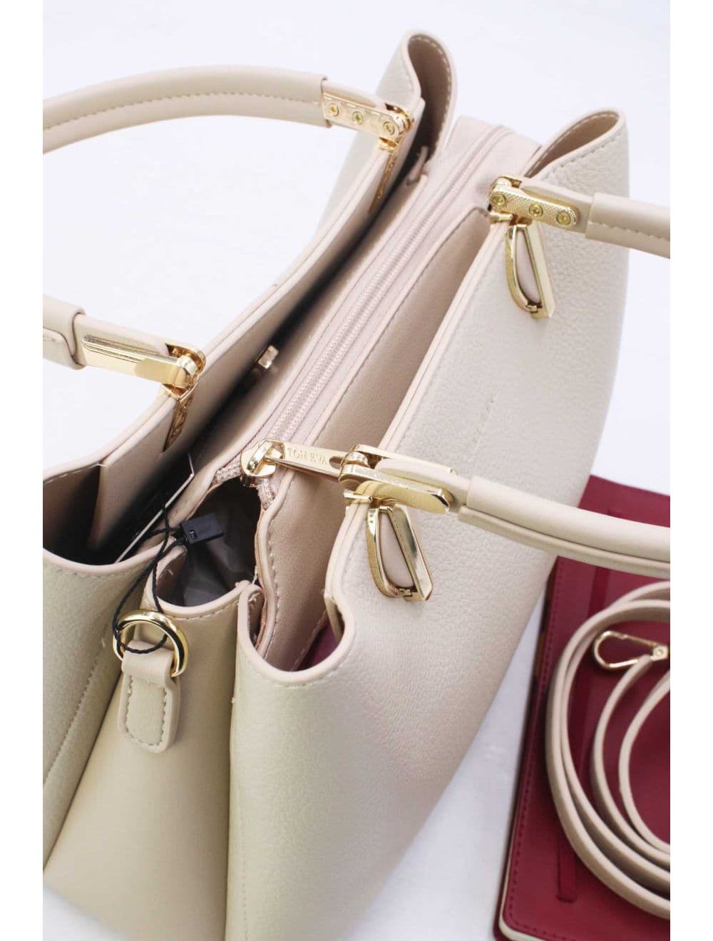 Medium Sac Business Femme Chic 25B-6157-Beige — vue 5