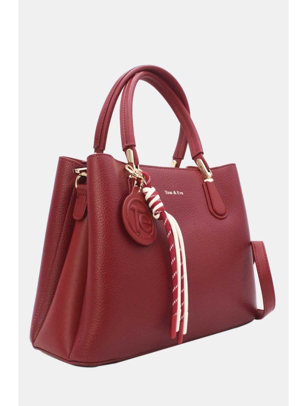 Sac Business Femme Chic Avec Pendentifs 25B-6272-Bordeaux — vue 2