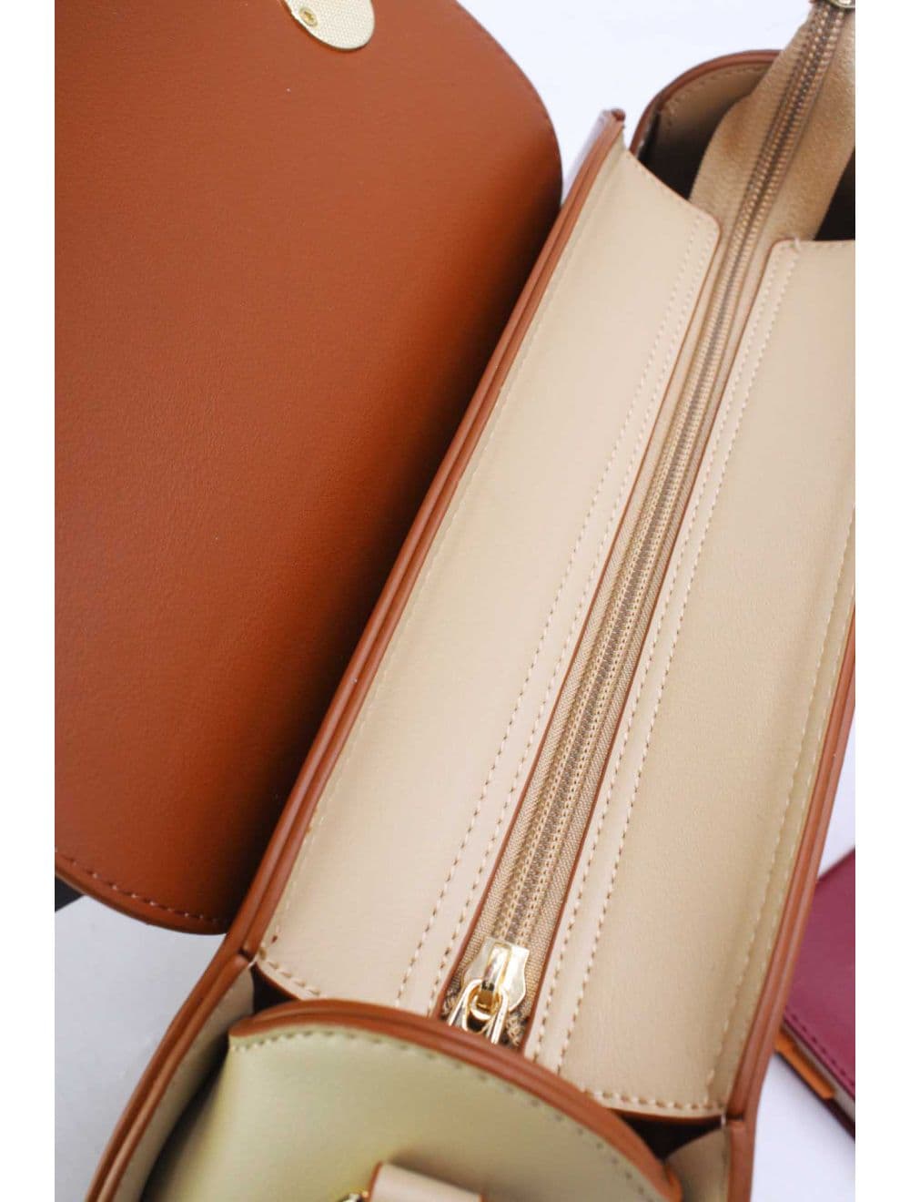 Sac à Main Avec Portefeuille 2 in 1-25B-6313-Beige — vue 5