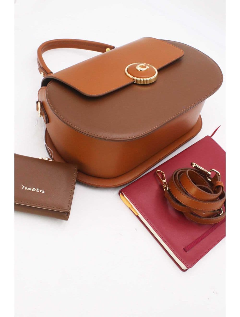 Sac à Main Avec Portefeuille 2 in 1-25B-6313-Marron — vue 4