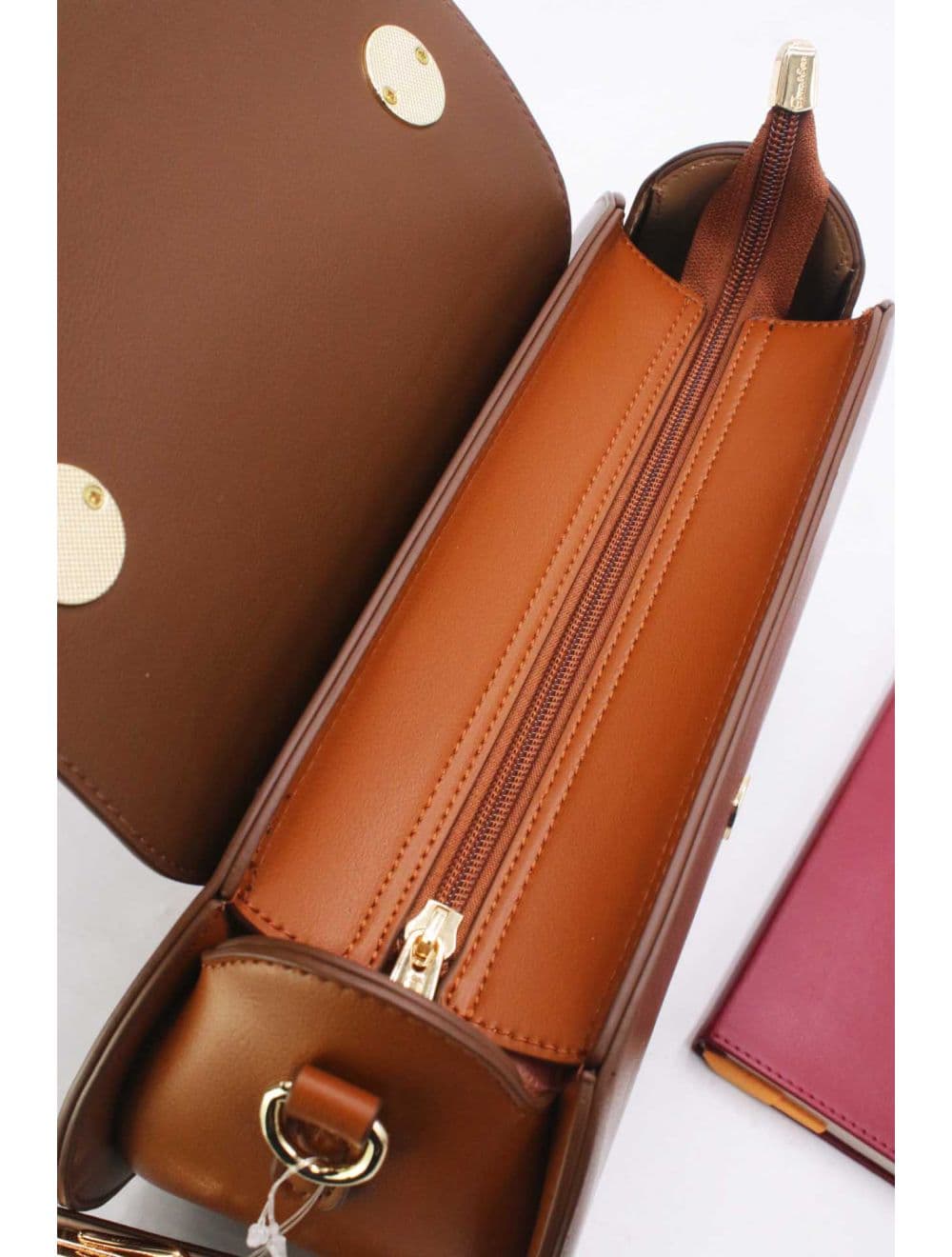 Sac à Main Avec Portefeuille 2 in 1-25B-6313-Marron — vue 5