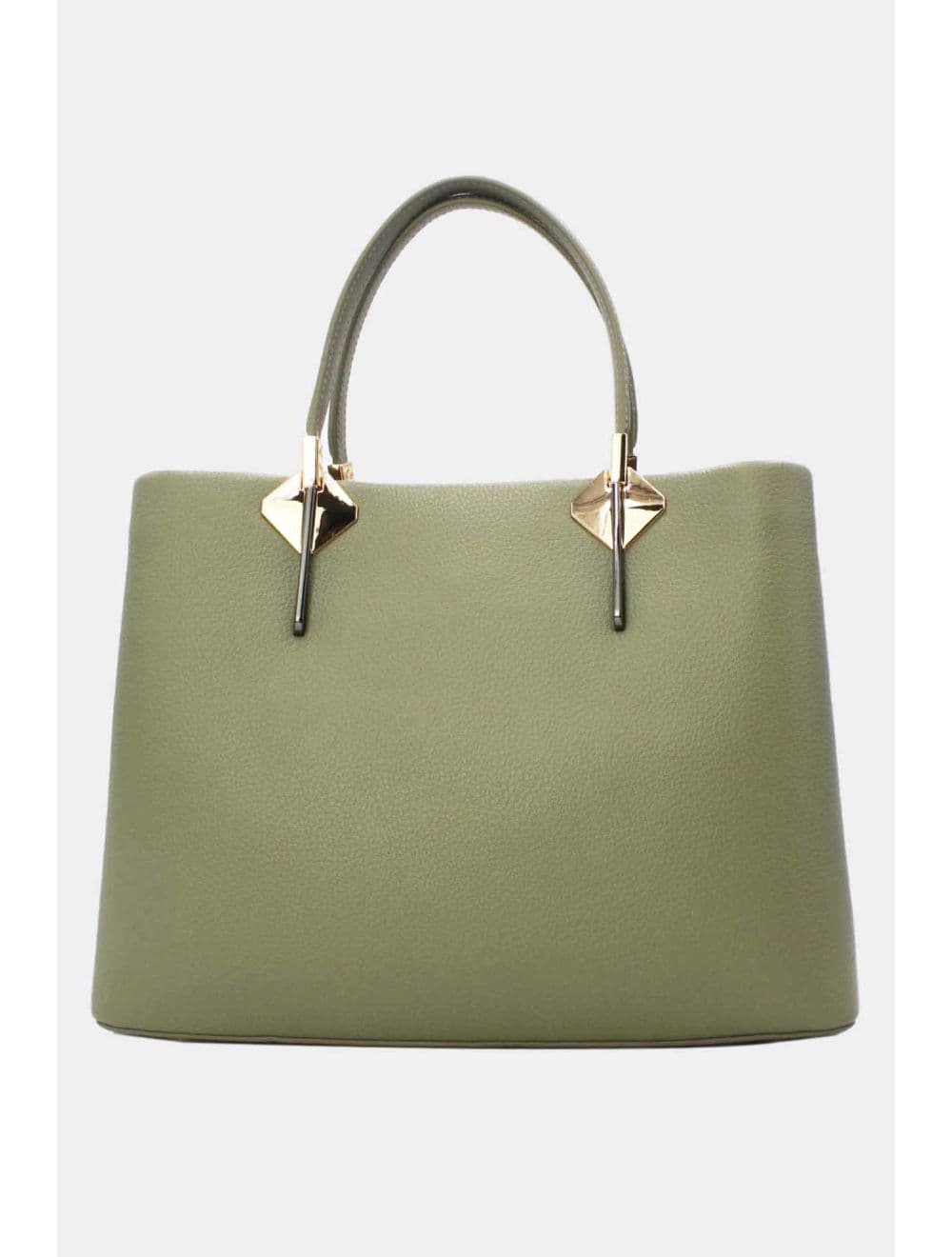 Sac à Main Effet Grainé RÉASSORT 25B-6187-Vert — vue 3