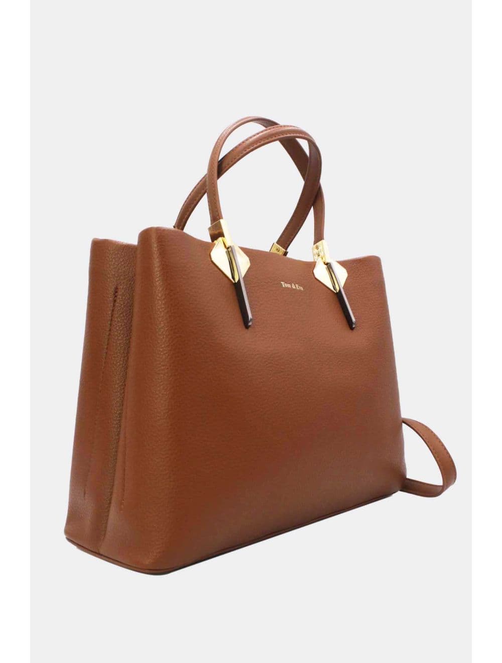 Sac à Main Effet Grainé RÉASSORT 25B-6187-Café — vue 2