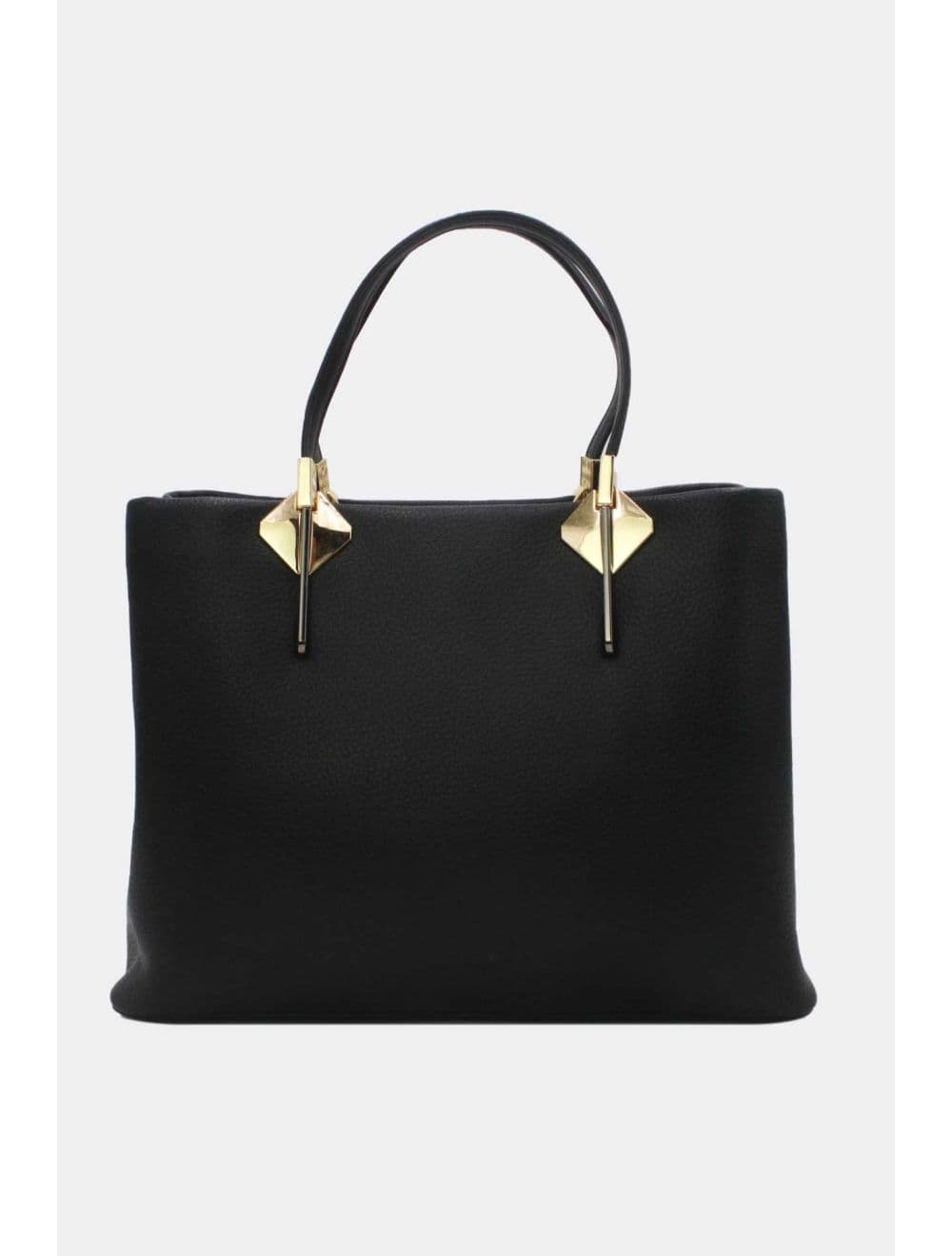 Sac à Main Effet Grainé RÉASSORT 25B-6187-Noir — vue 3