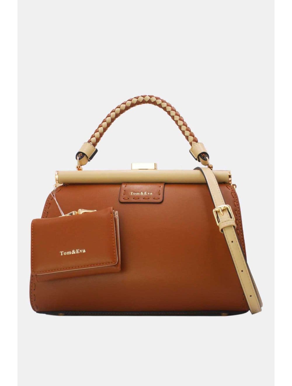 Sac à Main Avec Portefeuille 2 in 1-25B-6314-Beige — vue 2