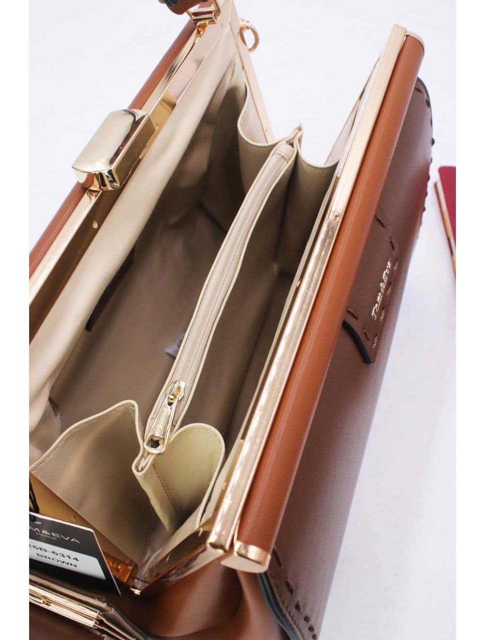 Sac à Main Avec Portefeuille 2 in 1-25B-6314-Marron — vue 5