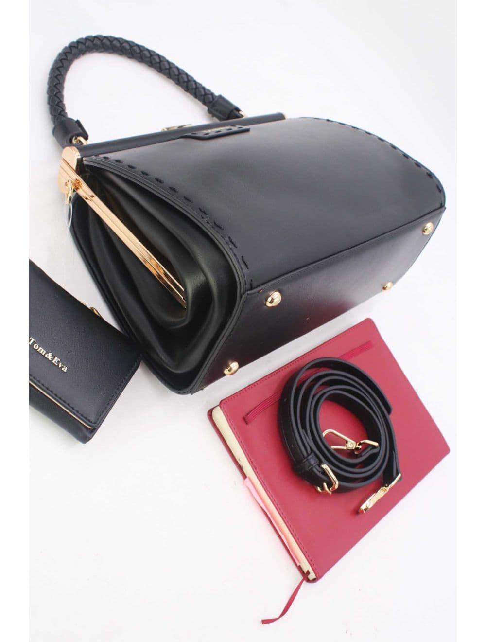Sac à Main Avec Portefeuille 2 in 1-25B-6314-Noir — vue 4