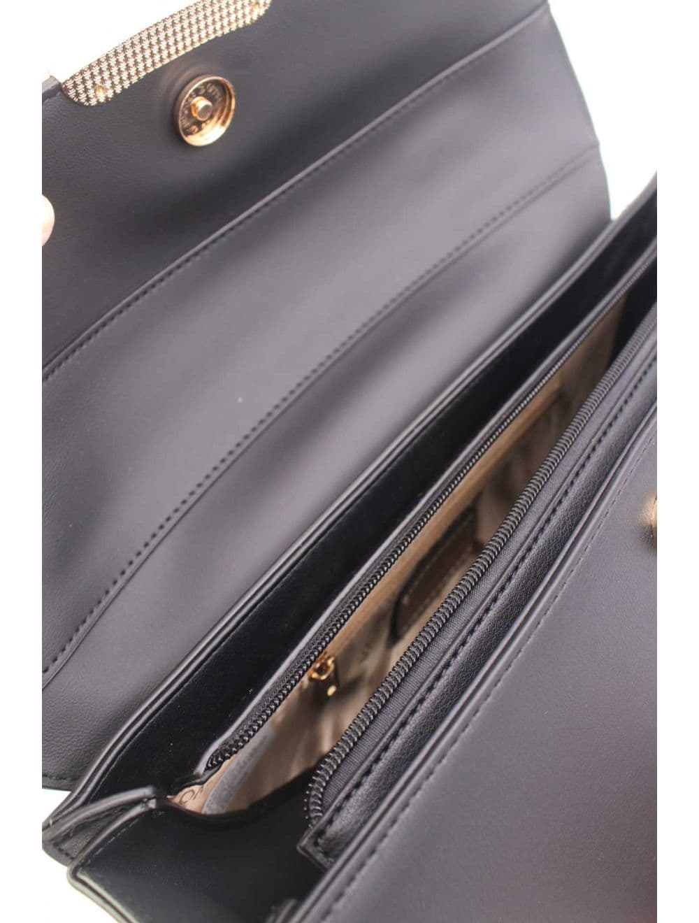 Sac à Main Effet Grainé 25B-6298-Noir — vue 5