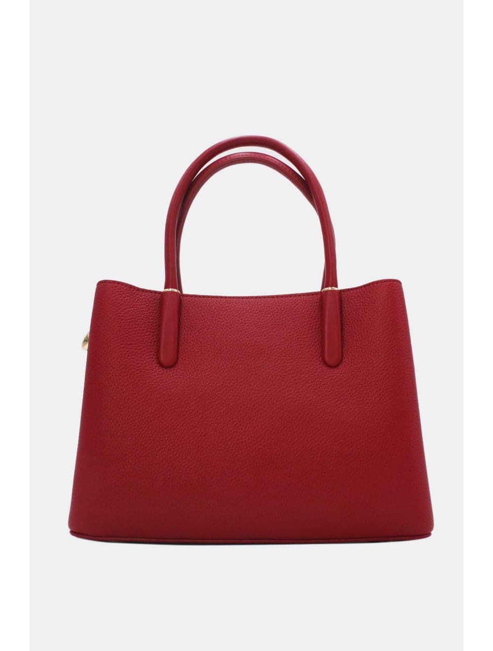 Medium Sac à Main Effet Cuir Grainé 25B-6194-Rouge — vue 3