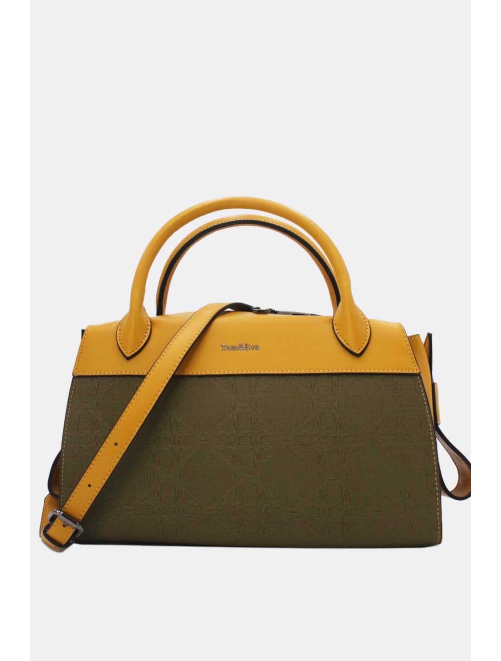 Sac Médecin Effet En Paille 25B-6297-Green/Yellow