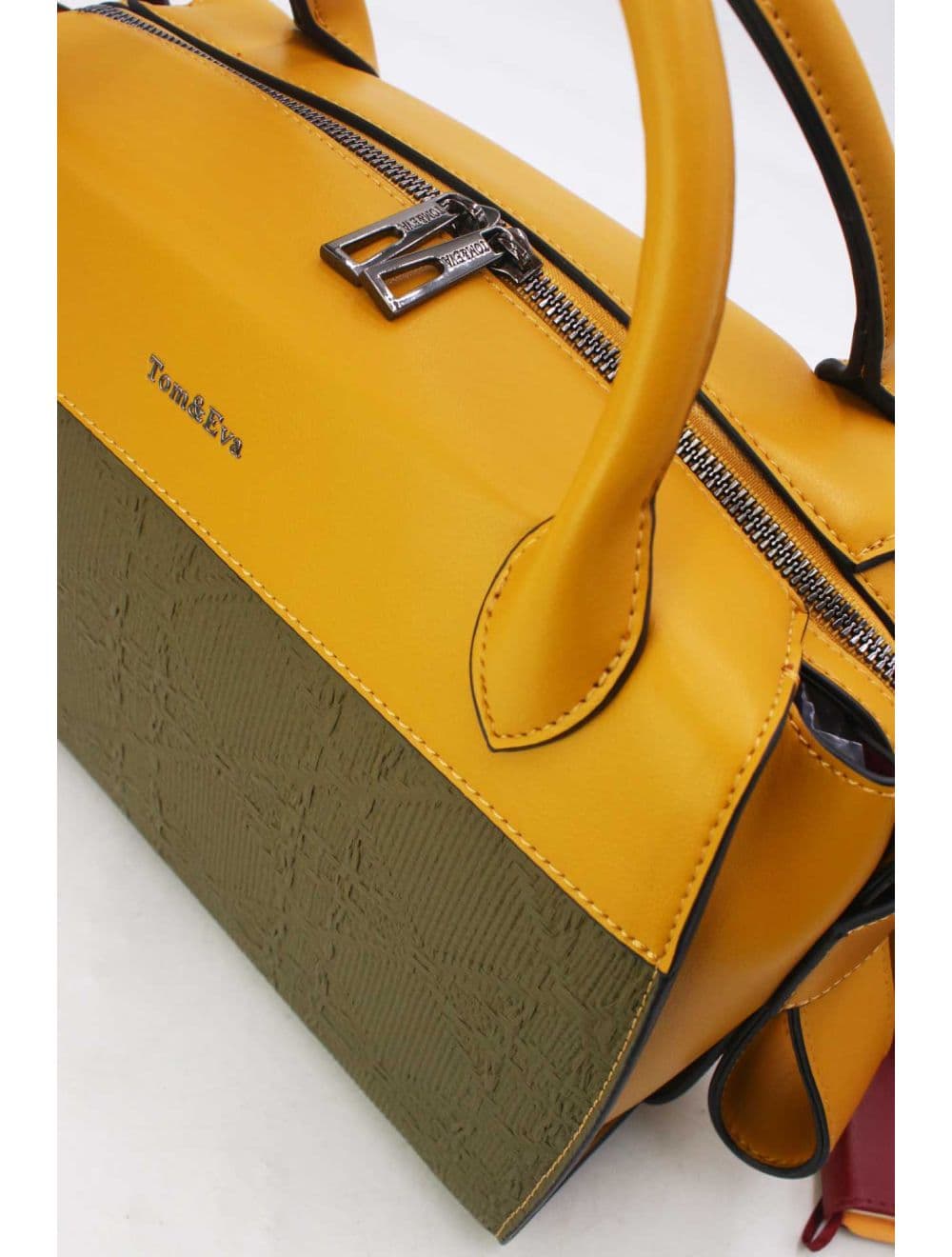 Sac Médecin Effet En Paille 25B-6297-Green/Yellow — vue 5