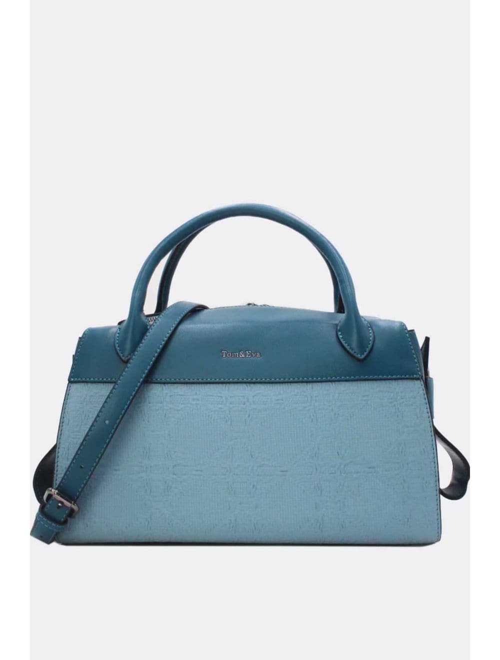 Sac Médecin Effet En Paille 25B-6297-Bleu