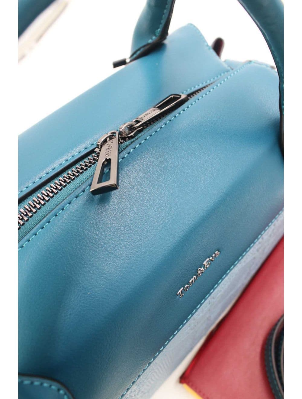 Sac Médecin Effet En Paille 25B-6297-Bleu — vue 5