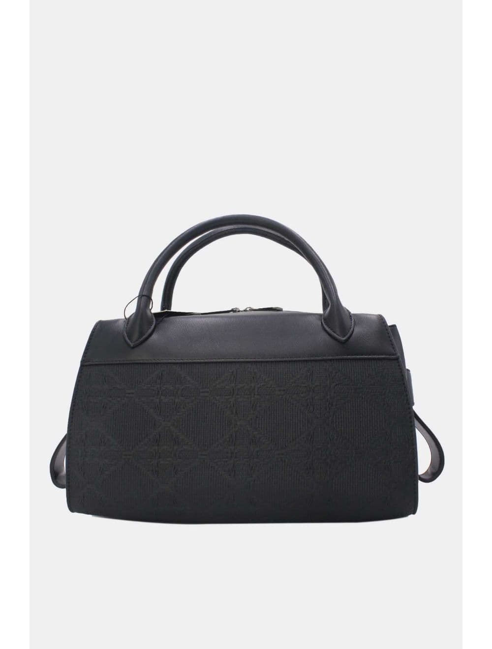 Sac Médecin Effet En Paille 25B-6297-Noir — vue 3