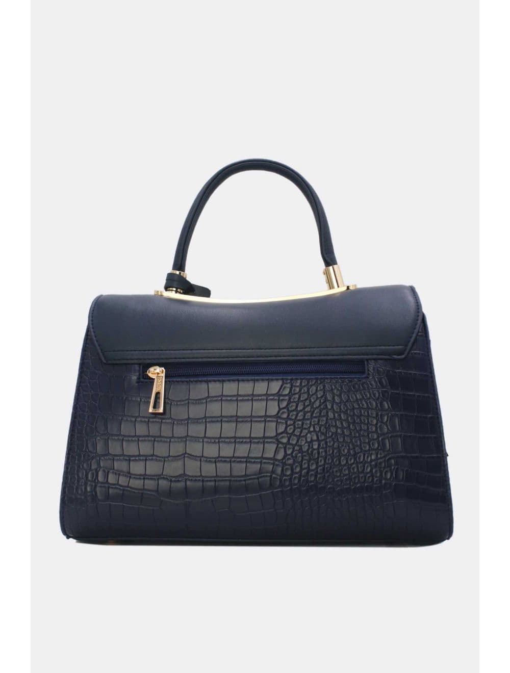 Sac à Main Style Vintage à Effet Croco 23B-5764-Bleu — vue 3