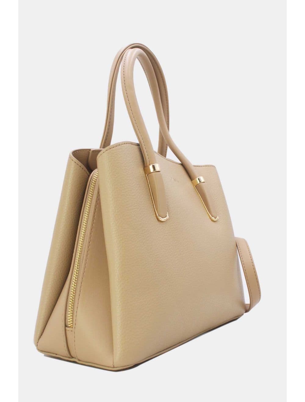 Medium Sac à Main Chic Grainé 25B-6156-Abricot — vue 2