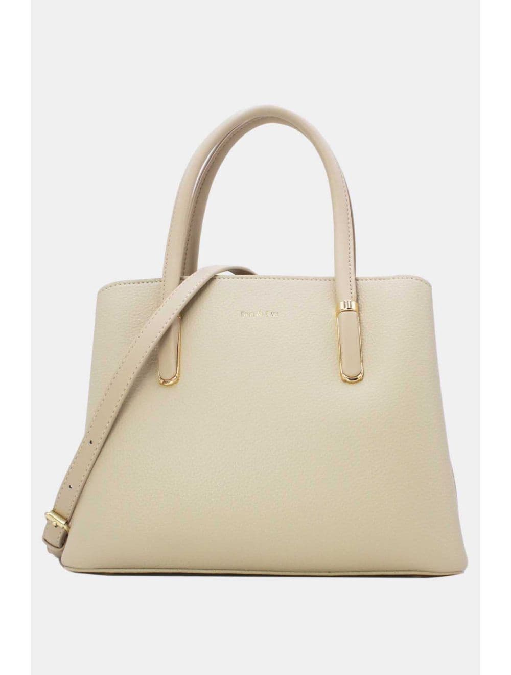 Medium Sac à Main Chic Grainé 25B-6156-Beige