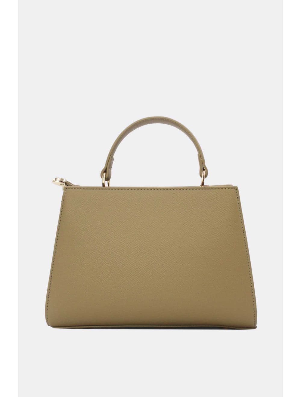 Medium Sac à Main Effet Cuir Minimaliste 25B-6282-Kaki — vue 3