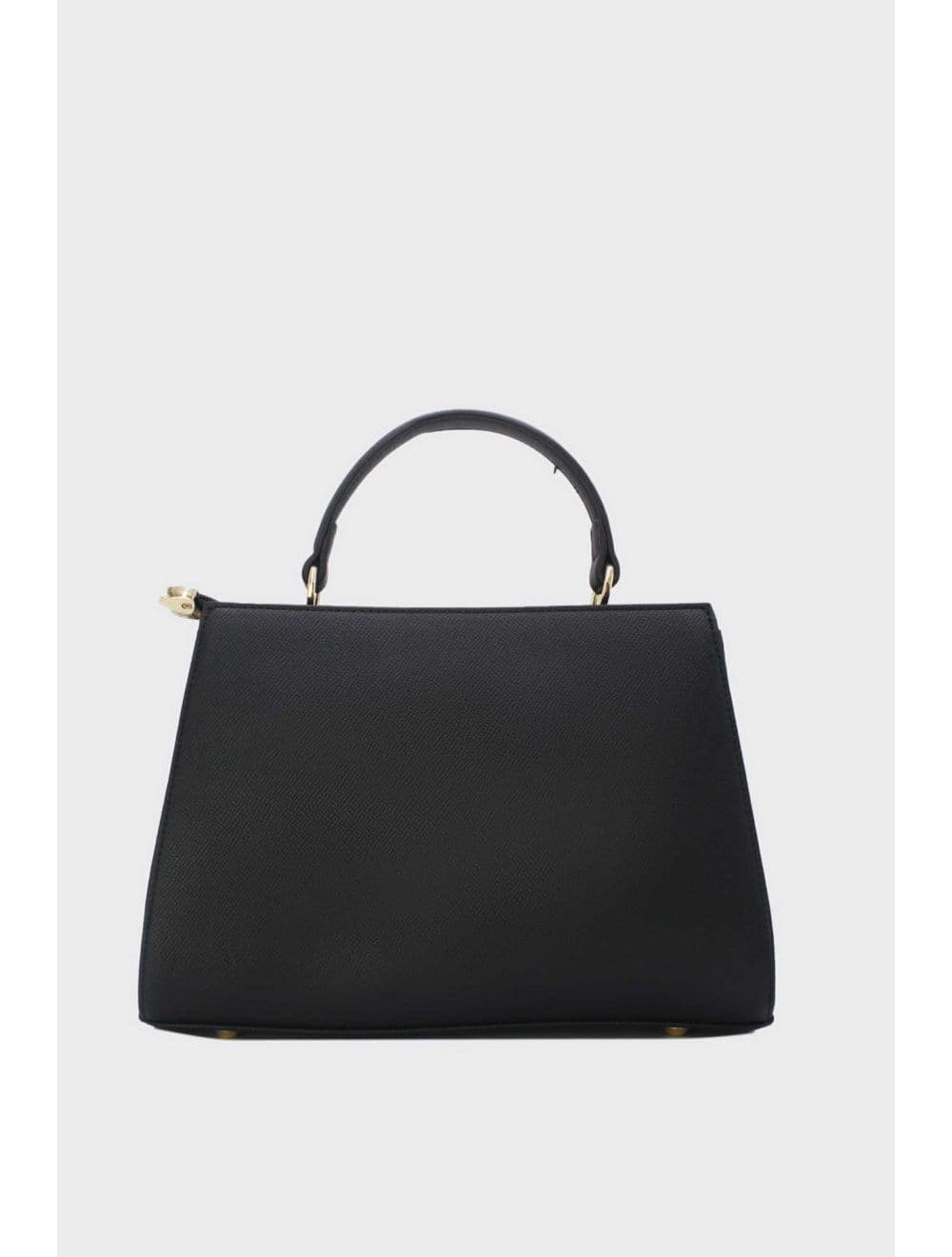 Medium Sac à Main Effet Cuir Minimaliste 25B-6282-Noir — vue 3