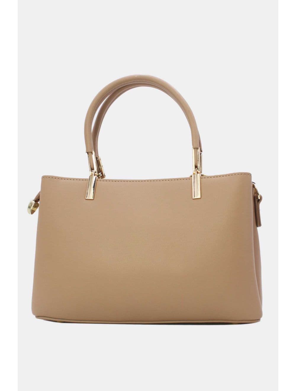 Medium Sac à Main Effet Cuir Chic 25B-6270-Abricot — vue 3