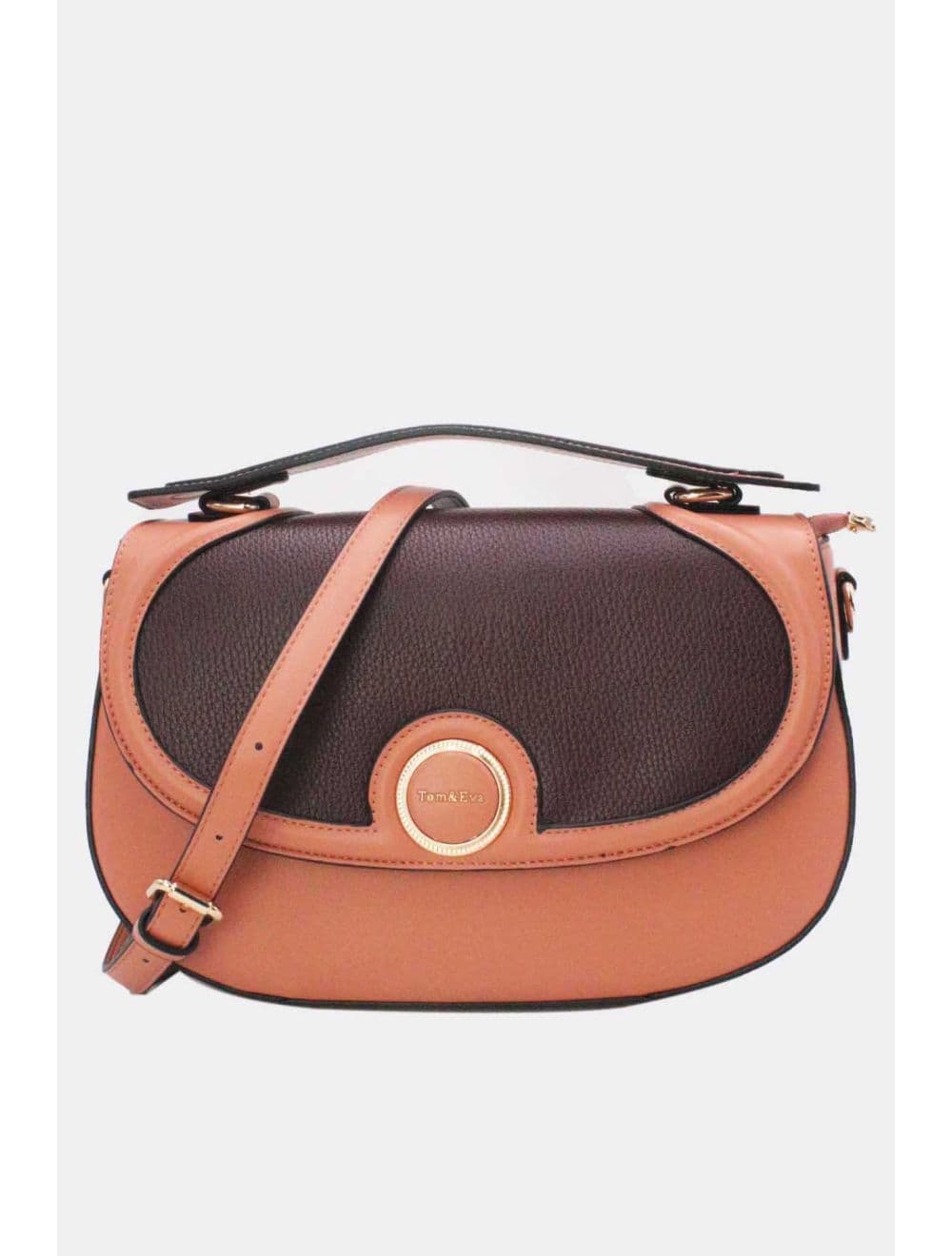 Sac à Main Chic Bicolore Urban 25B-6290-Pink/Burgundy