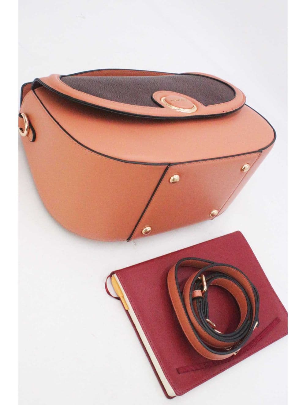 Sac à Main Chic Bicolore Urban 25B-6290-Pink/Burgundy — vue 4