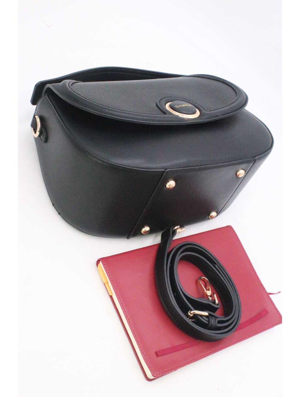 Sac à Main Chic Bicolore Urban 25B-6290-Noir — vue 4
