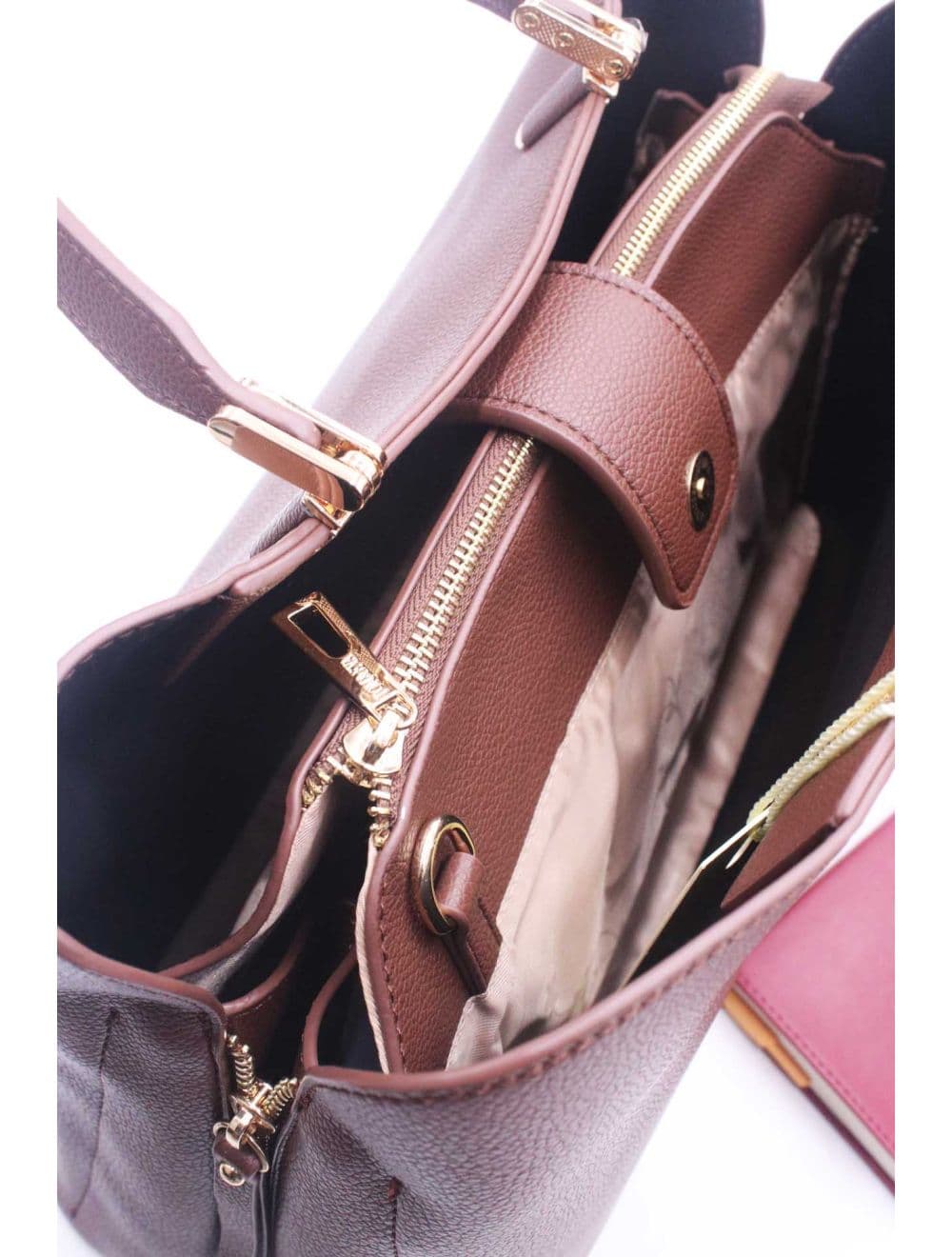 Sac Ordinateur Femme Chic 15 pouces REASSORT 6705 -Café — vue 5