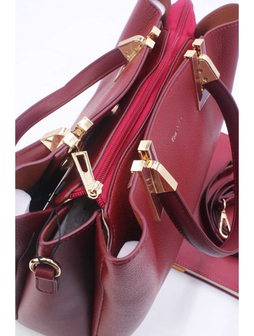 Sac à Main Minimaliste 25B-6269-Bordeaux — vue 5