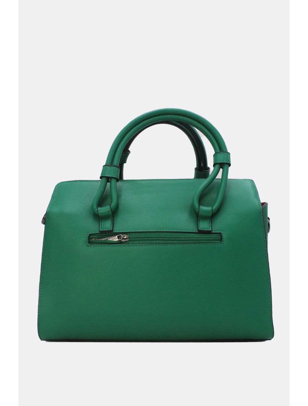 Sac à Main Effet Tressé Multipoches 24B-6107-Vert Foncé — vue 4