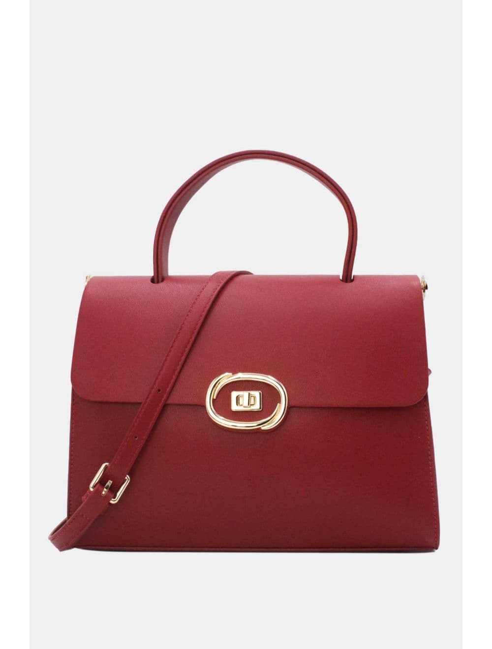 Sac à Main Minimaliste Femme RÉASSORT 23B-5765-Rouge Foncé