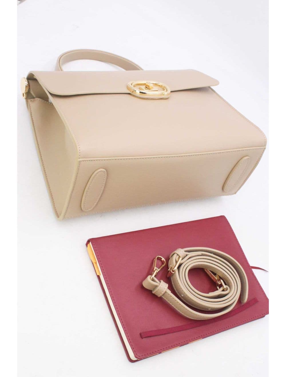 Sac à Main Minimaliste Femme RÉASSORT 23B-5765-Abricot — vue 4