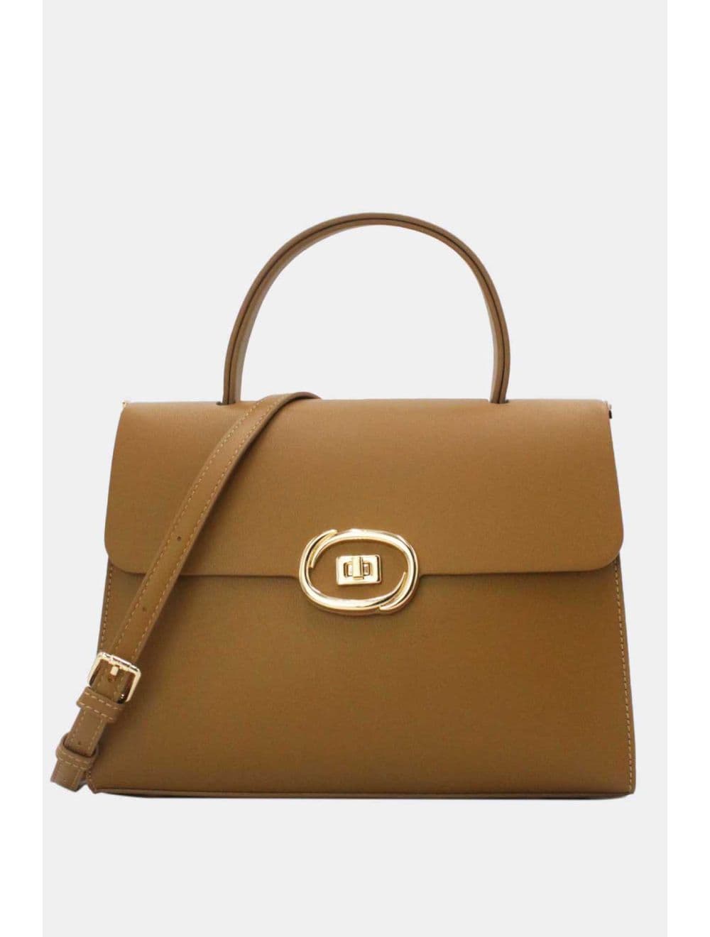Sac à Main Minimaliste Femme RÉASSORT 23B-5765-Camel