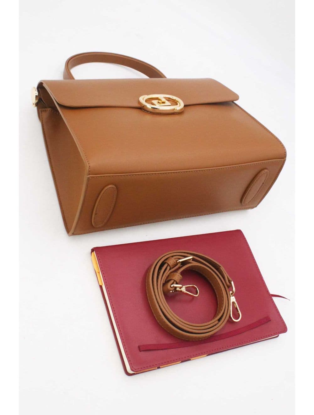 Sac à Main Minimaliste Femme RÉASSORT 23B-5765-Marron — vue 4