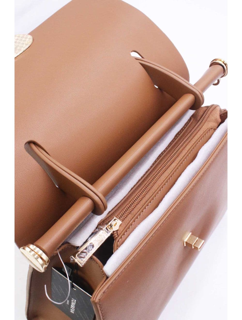 Sac à Main Minimaliste Femme RÉASSORT 23B-5765-Marron — vue 5