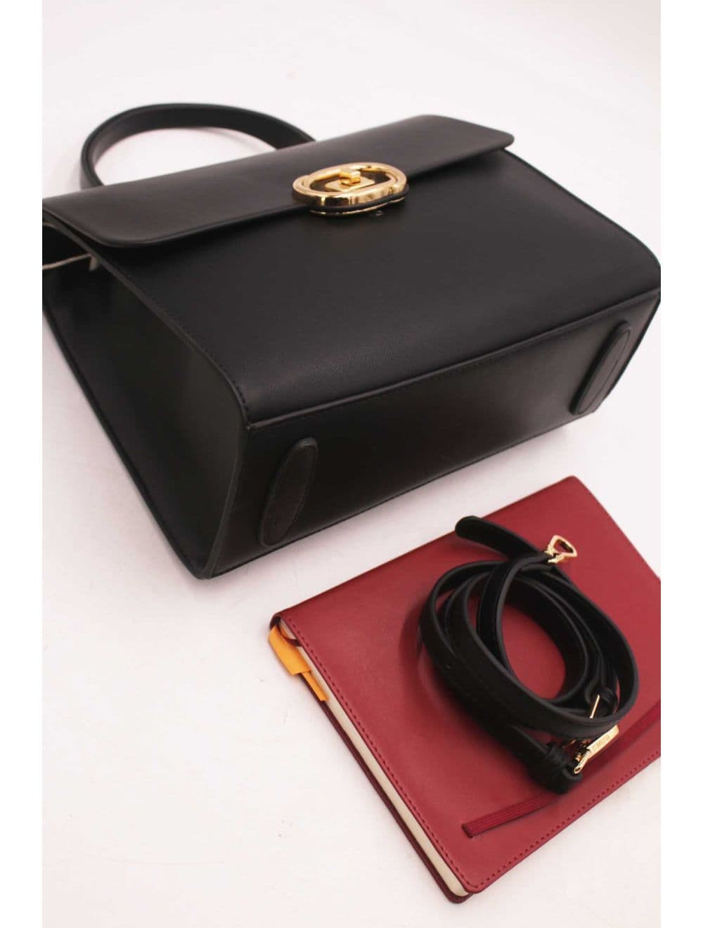 Sac à Main Minimaliste Femme RÉASSORT 23B-5765-Noir — vue 4