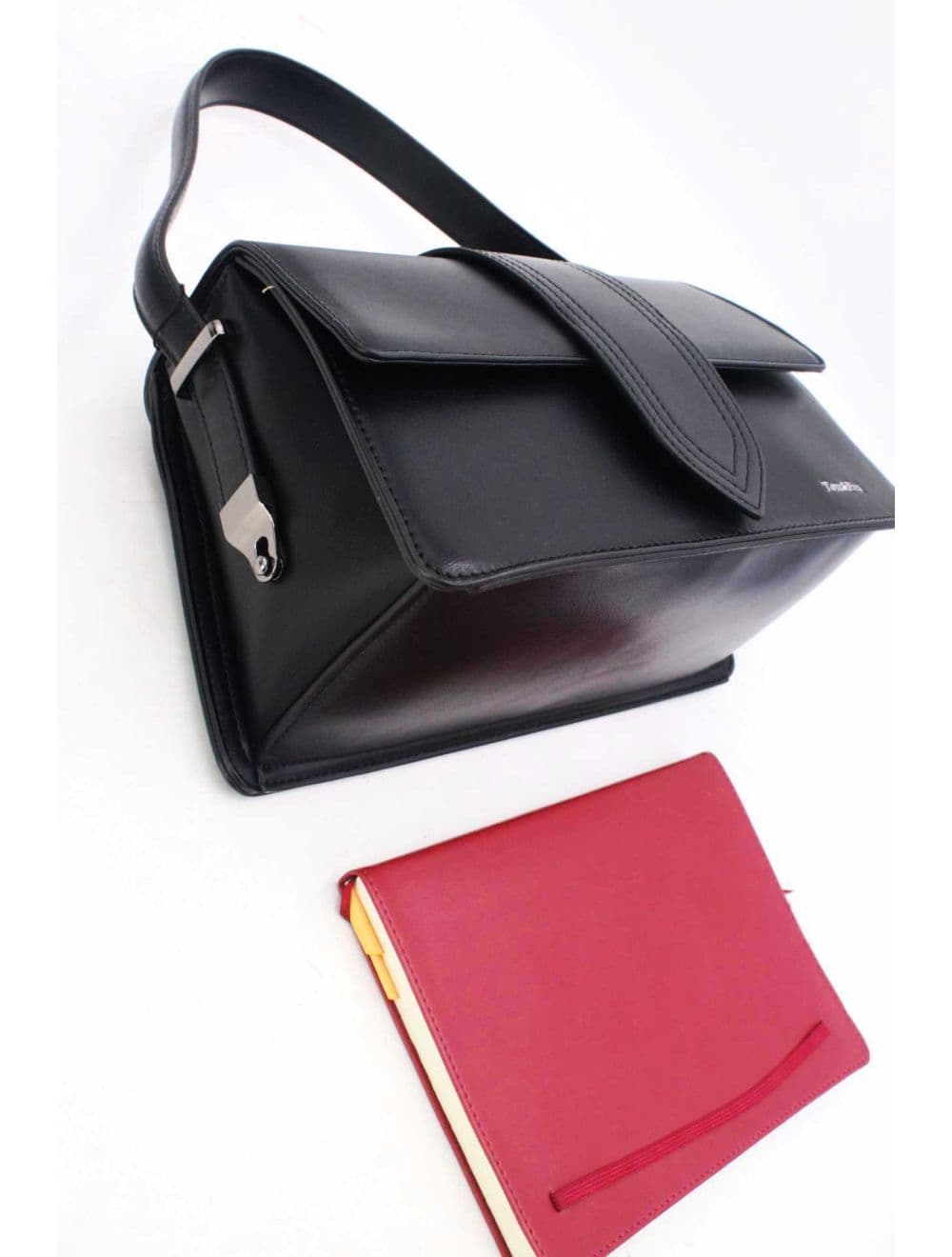 Sac Besace Femme Double Porté 25B-6182-Noir — vue 4