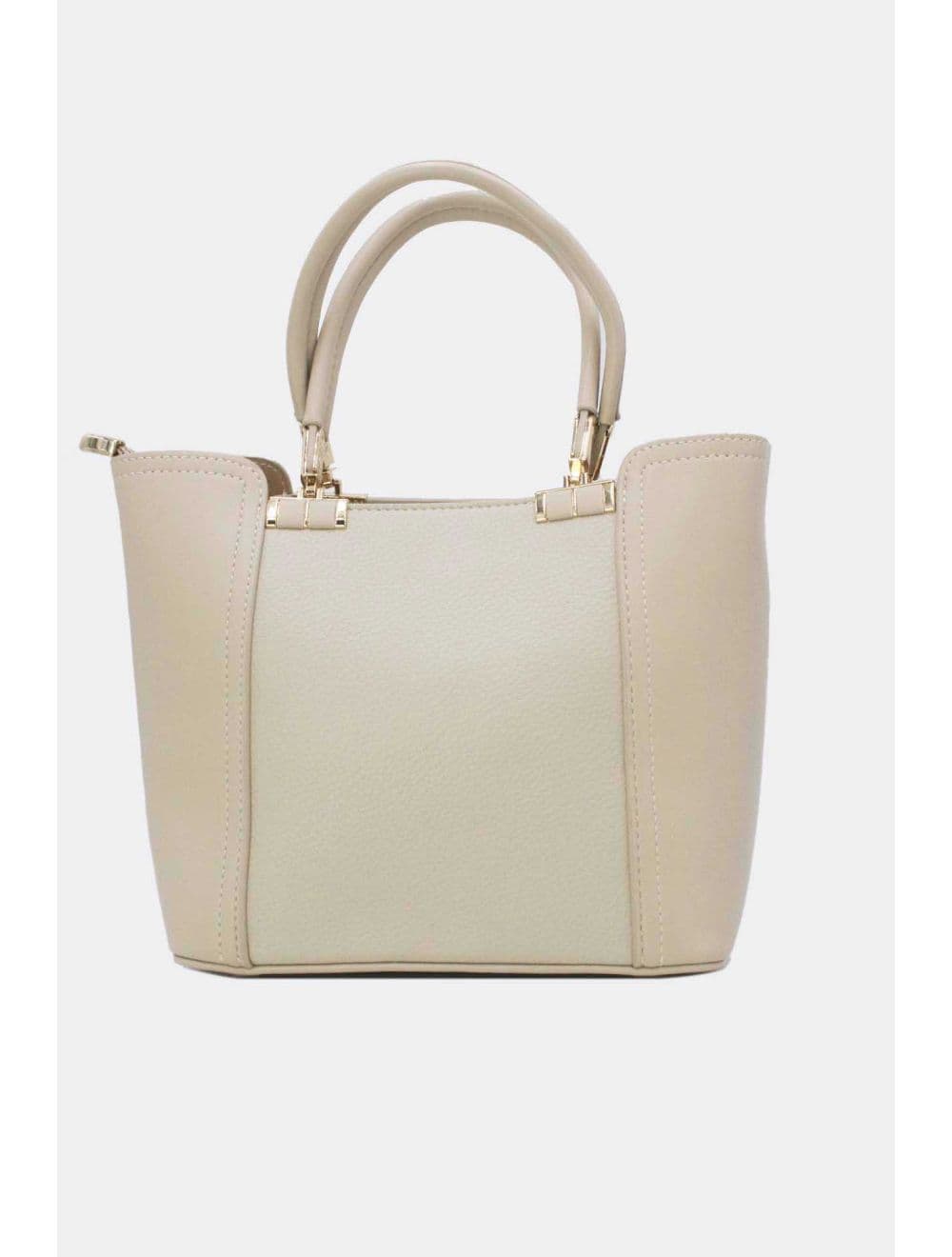 Medium Sac à Main Effet Cuir 25B-6198-Beige — vue 3