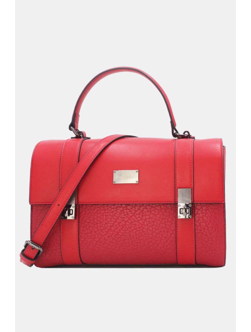 Sac Docteur Effet Grainé 25B-6249-Burgundy