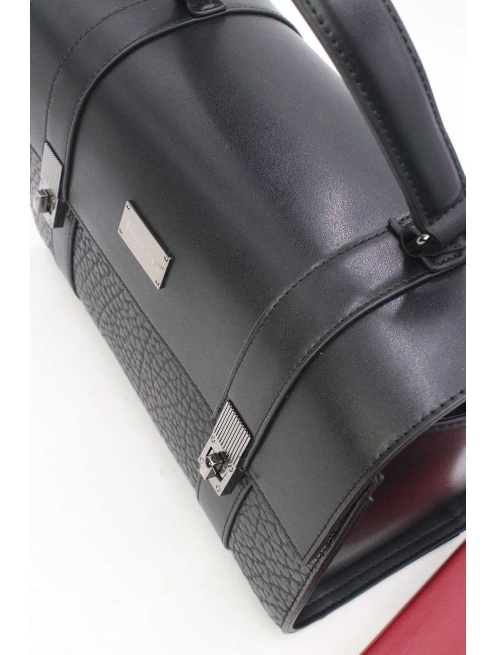 Sac Docteur Effet Grainé 25B-6249-Noir — vue 5