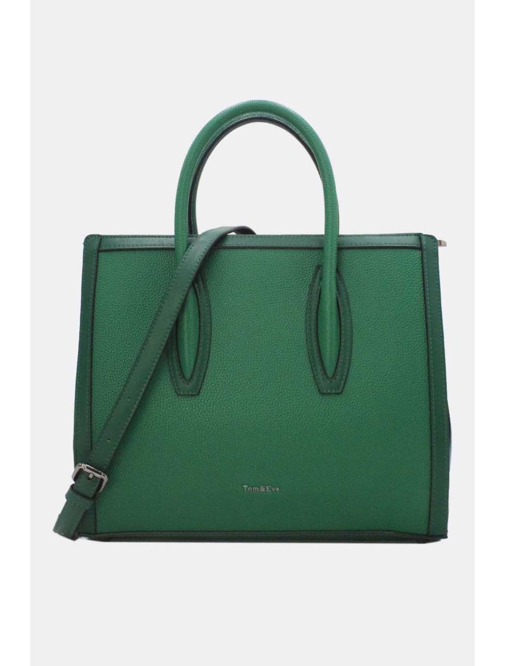 Sac à Main Rigide Carré 25B-6210-Green